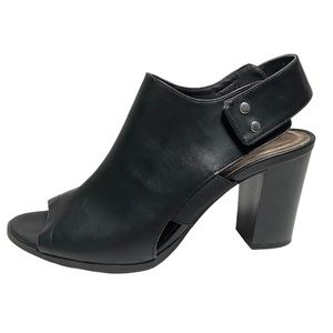 Rittzy Madden Girl Chunky Heel Open Toe Ankle Boot